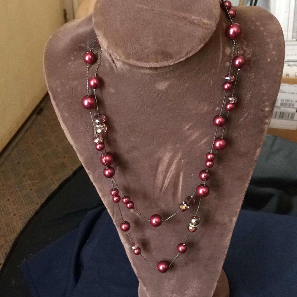 Coldwater Creek  twinkling pearls bead necklace